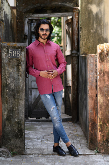 Maroon Men's Shirt - NamegStore